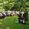 Zehn Jahre Waldgottesdienst am Gablinger „Rosshimmel“ gab es heuer zu feiern: 