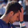Der einstige Weltranglisten-Erste Novak Djokovic musste sich dem jungen Deutschen in zwei Sätzen geschlagen geben.  	