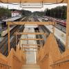 Der provisorische Treppenübergang am Bahnhof Geltendorf ist seit diesem Wochenende zur Nutzung freigegeben. 