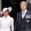 Prinz Harry und Herzogin Meghan sind zum Thronjubiläum der Queen aus den USA angereist.