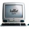Der erste iMac. 1998 wurde er auf den Markt gebracht. Apple verzichtete damals schon auf ein Laufwerk für 3,5-Zoll-Disketten. 