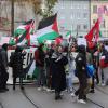 Rund 250 Menschen gingen für den Frieden zwischen Israel und Palästina auf die Straße.