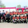 15 Mitglieder der Feuerwehr Asch nahmen diesmal an der Leistungsprüfung teil. Foto: Andreas Hoehne