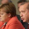 Die deutsche Kanzlerin Angela Merkel und der türkische Präsident Recep Tayyip Erdogan im Gespräch.