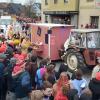 Buntes Treiben herrscht am Faschingssonntag auf Wehringens Straßen.