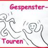 Gute Feldgeister und teuflische Gestalt mit Sichel