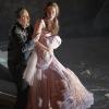 Im Jahr 2003 sangen Zurab Zurabishvili und Sally du Randt das erste Mal gemeinsam im Theater Augsburg. Jetzt stehen beide wieder gemeinsam auf der Bühne. Das Bild zeigt sie bei den Proben für Giuseppe Verdis „Otello“.  	
