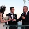 Der türkische Präsident Recep Tayyip Erdogan blieb offenbar nur kurz auf der Hochzeit von Mesut Özil und Amine Gülse.