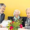 Arnold und Ingeborg Näther sind seit 60 Jahren verheiratet, zu ihrer Diamantenen Hochzeit gratulierte gestern auch Bürgermeister Herbert Kirsch. 