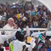 Hoffnungsträger: Papst Franziskus auf seiner Reise im Südsudan.