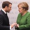 Bundeskanzlerin Angela Merkel und Frankreichs Präsident Emmanuel Macron sollen sich derzeit nicht besonders gut verstehen.