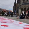 Am Montag fand auf dem Münsterplatz in Ulm eine Aktion gegen den Austritt der Türkei aus der Istanbul-Konvention statt.