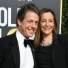Hugh Grant und Anna Eberstein bei den Golden Globe Awards im Januar. 