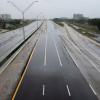 Bei Eintreffen von "Irma" waren die Autobahnen wie leergefegt. 