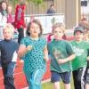 Etwa 300 Fuchstaler Schulkinder nahmen an dem „Run for help“ teil.  