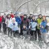 Pünktlich zur ersten Winterwanderung kam der Schnee: Die Gruppe des Kauferinger Alpenvereins genoss die Tour durch die Ammerschlucht. 