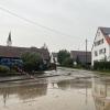 Starker Regen setzte am Donnerstagabend in Wertingen und Roggden Straßen und Keller unter Wasser. Die Feuerwehr war mehrfach im Einsatz.