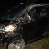 Der Smart des 43-jährigen Autofahrers aus dem Landkreis Neuburg-Schrobenhausen wurde bei dem Zusammenprall mit der Wildschweinrotte größtenteils zerstört.