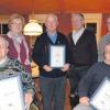 Auch Ehrungen wurden bei der Generalversammlung des VdK Binswangen vorgenommen. Auf dem Bild vorne von links Rupert Schön (30 Jahre) und Helmut Storr (40 Jahre). Hinten von links: Rosa Steiner, Josef Mair (30 Jahre), Helmut Wagner und Georg Böck. 