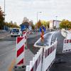 An der Holzbachbrücke wird seit eineinhalb Jahren gebaut. Am Wochenende kommt es zu Behinderungen. 