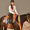 Überglücklich über ihren deutschen Titel: die 19-jährige Milena Guggenmos aus Pfaffenhofen, die mit ihrem Pferd OW Reds Maximus die deutsche Jugendmeisterschaft in der Westernreitdisziplin Ranch Riding gewann. 