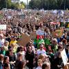 Allein in München zählte die Polizei über 40000 Teilnehmer an den Klimaprotesten. 