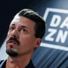 Sandro Wagner im DAZN-Pressegespräch im Münchner Volkstheater.