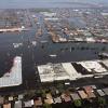 Das vom Hurrikan «Katrina» überflutete New Orleans am 3.9.2005. Foto: Phillip dpa