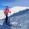 Leonie Daubermann bereitet sich unter anderem mit Skitouren auf die Mountainbike-Saison vor. 
