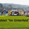 „Im Unterfeld“ von Obergessertshausen befindet sich mit rund 3,7 Hektar das größte vorhandene Baugebiet der Gemeinde Aichen. Es soll in zwei Etappen erschlossen und bebaut werden. 	