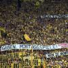 Fans von Borussia Dortmund protestieren gegen Montagsspiele in der Fußball-Bundesliga.