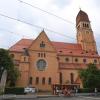 Die Herz Jesu Kirche in Pfersee ist ein architektonisches Highlight.