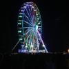 Das Riesenrad – das war neu in diesem Jahr auf dem Ikarus-Festival und definitiv sehr beliebt bei den Besuchern. Auch Klartexterin Daniela konnte nicht widerstehen und hat sich das Festivalgelände am Abend von oben angeschaut. 