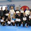 Sportler der Allkampfschule Kinzel traten erfolgreich zur Gurtprüfung im Kickboxen und Bo-Jitsu an. 	
