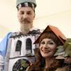 2018: Lokalpatrioten: Kurt Gribl und seine Frau Sigrid gehen als Perlachturm und Fuggerei verkleidet zur Faschingssitzung.  	
