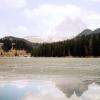 "Gespiegelte Bergwelt". Dieses Foto gelang Maria und Ludwig Eisele aus Münsterhausen am Lago di Misurina mit Blick auf die Drei Zinnen im Mai 2007.