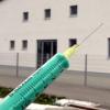Das erste Impfzentrum im Kreis Augsburg entsteht zur Zeit in Gablingen. 