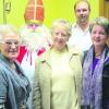 40. Jubiläum feierte die Gymnastikabteilung des SV Ehingen/Ortlfingen. Unser Bild zeigt (von links) Abteilungsleiterin Ursula Sedlacek, Johann Ostermeier als Nikolaus, Stephanie Justus, Rainer Engelhart und Christine Bohner. 