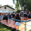 Beste Stimmung herrschte beim Sommerfest der Paartaler Trachtler in Merching. Auf der Bühne wurde viel getanzt. 	