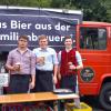 Einen Partyservice mit einem zur Bar umgebauten Feuerwehrauto haben Michael Scheil, Florian Schmidt und Daniel Uhl aus Wortelstetten ins Leben gerufen. 	 	
