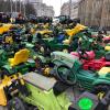 Landwirte protestieren in Berlin gegen die Agrarpolitik. 