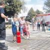 Mit Feuereifer waren die Kleinen beim Feuerwehrtag im Rahmen des diesjährigen Ferienprogramms am Werk. 