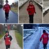 Die E-Junioren der SG Wiedergeltingen/Amberg laufen derzeit Kilometer um Kilometer, um Spenden zu sammeln. 	
