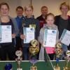 Die erfolgreichsten Akteure bei der 32. Konradshofer Tischtennis-Dorfmeisterschaft waren von links Chiara Bravi, Dominik Kuhn, Fabian Kohler, Stephan Knöpfle, Julia Gattinger und Bernadette Kormann.  	