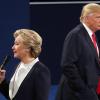 Es war der schmutzigste Wahlkampf der US-Geschichte: Hillary Clinton und Donald Trump während einer TV-Debatte.