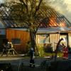 Ein Stadel in Rennertshofen ist am Donnerstag ausgebrannt.