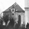 Nur noch die Außenmauern der 1818 gebauten Synagoge blieben beim Brand vor 80 Jahren übrig. 