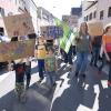 'Frydays For Future' organisiert Klimakundgebung am Hauptplatz und Protestmarsch durch die Altstadt in Landsberg