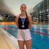 Franziska Kolb von der TSG Stadtbergen holte sich über 800 Meter Freistil den bayerischen Meistertitel. 	