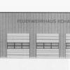So könnte das neue Feuerwehrhaus aussehen (abgebildet ist hier nur ein Teil). Bei der Gestaltung soll allerdings noch etwas nachgebessert werden.